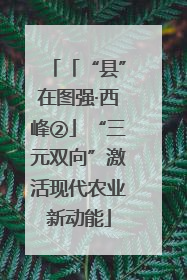 「“县”在图强·西峰②」“三元双向”激活现代农业新动能