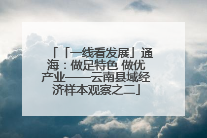 「一线看发展」通海：做足特色 做优产业——云南县域经济样本观察之二