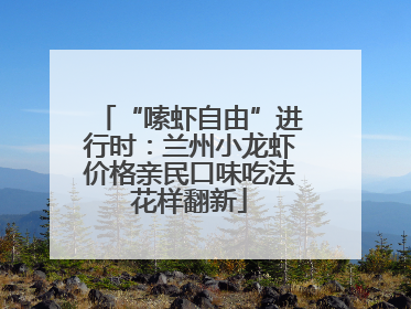 “嗦虾自由”进行时：兰州小龙虾价格亲民口味吃法花样翻新