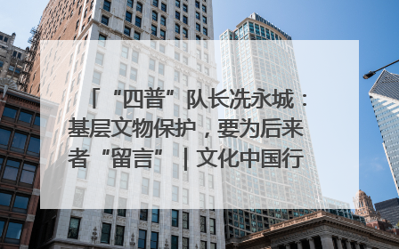 “四普”队长冼永城：基层文物保护，要为后来者“留言”｜文化中国行·我在广东找文物