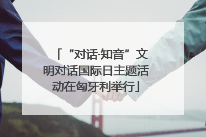 “对话·知音”文明对话国际日主题活动在匈牙利举行