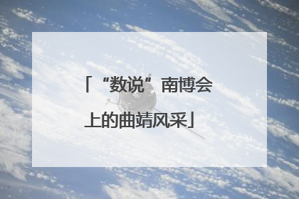“数说”南博会上的曲靖风采
