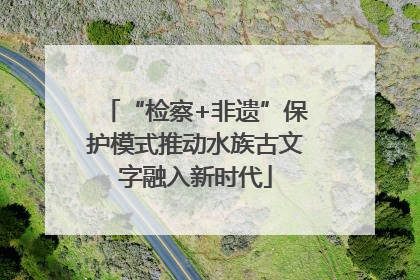 “检察+非遗”保护模式推动水族古文字融入新时代