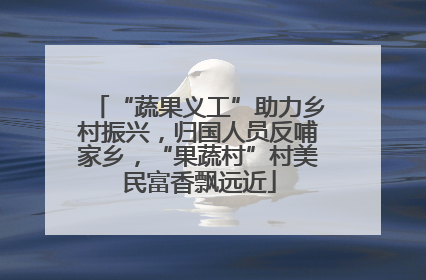 “蔬果义工”助力乡村振兴，归国人员反哺家乡，“果蔬村”村美民富香飘远近