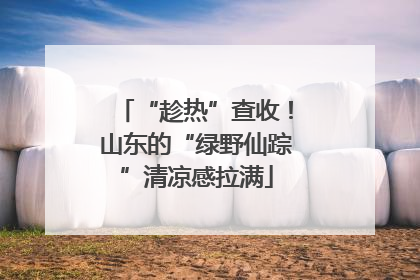 “趁热”查收！山东的“绿野仙踪”清凉感拉满