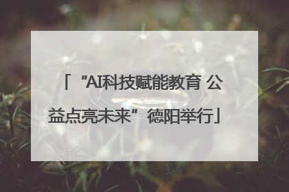 “AI科技赋能教育 公益点亮未来”德阳举行