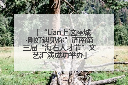 “Lian上这座城·刚好遇见你”济南第三届“海右人才节”文艺汇演成功举办