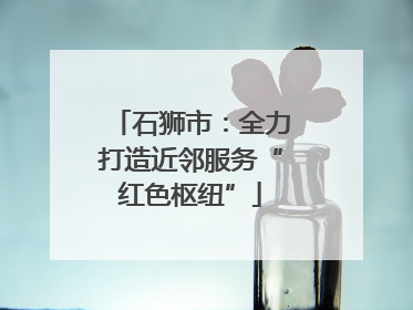石狮市：全力打造近邻服务“红色枢纽”