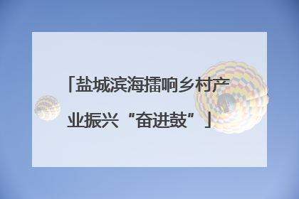 盐城滨海擂响乡村产业振兴“奋进鼓”
