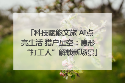 科技赋能文旅 AI点亮生活 猎户星空：隐形“打工人”解锁新场景