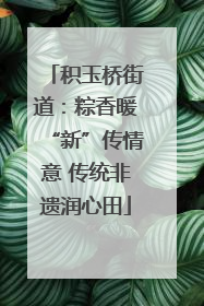 积玉桥街道：粽香暖“新”传情意 传统非遗润心田