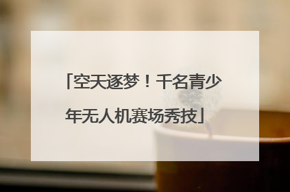 空天逐梦！千名青少年无人机赛场秀技