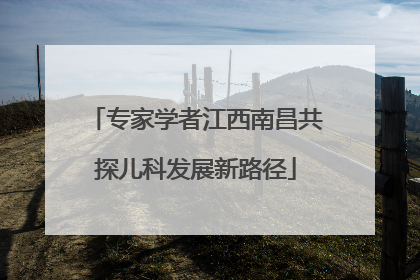 专家学者江西南昌共探儿科发展新路径