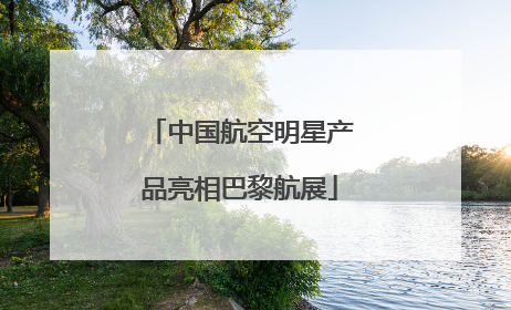 中国航空明星产品亮相巴黎航展