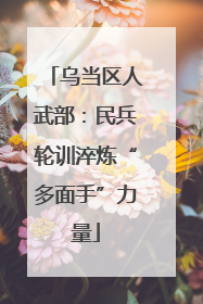 乌当区人武部：民兵轮训淬炼“多面手”力量