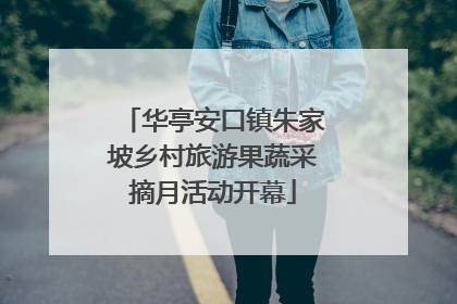 华亭安口镇朱家坡乡村旅游果蔬采摘月活动开幕