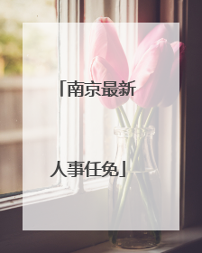 南京最新人事任免