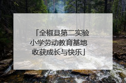 全椒县第二实验小学劳动教育基地收获成长与快乐