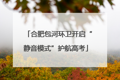 合肥包河环卫开启“静音模式”护航高考
