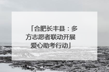 合肥长丰县：多方志愿者联动开展爱心助考行动