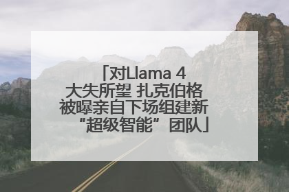 对Llama 4大失所望 扎克伯格被曝亲自下场组建新“超级智能”团队