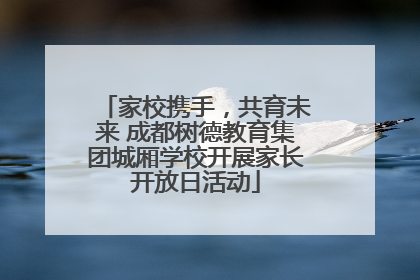 家校携手，共育未来 成都树德教育集团城厢学校开展家长开放日活动