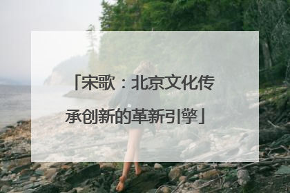 宋歌：北京文化传承创新的革新引擎
