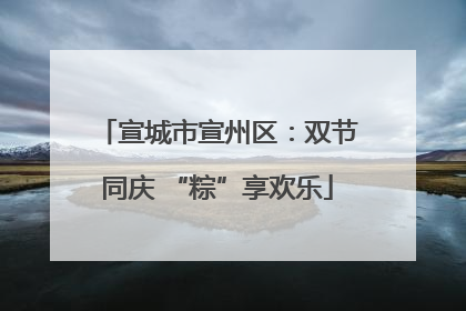 宣城市宣州区：双节同庆 “粽”享欢乐