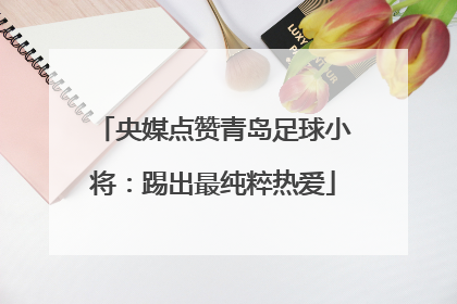 央媒点赞青岛足球小将：踢出最纯粹热爱