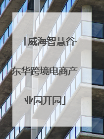 威海智慧谷·东华跨境电商产业园开园