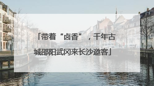 带着“卤香”，千年古城邵阳武冈来长沙邀客