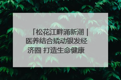 松花江畔涌新潮｜医养结合撬动银发经济圈 打造生命健康产业新样本