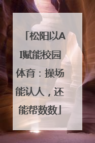 松阳以AI赋能校园体育：操场能认人，还能帮数数