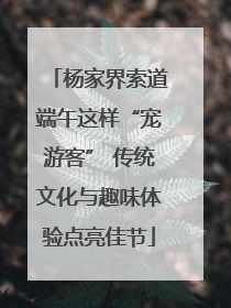 杨家界索道端午这样“宠游客” 传统文化与趣味体验点亮佳节