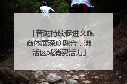 普陀持续促进文旅商体展深度融合，激活区域消费活力