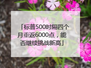 标普500时隔四个月重返6000点，能否继续挑战新高