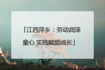 江西萍乡：劳动润泽童心 实践赋能成长