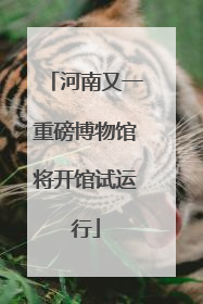 河南又一重磅博物馆将开馆试运行