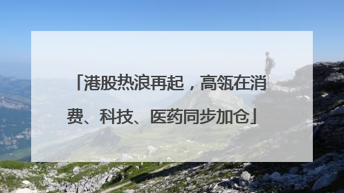 港股热浪再起，高瓴在消费、科技、医药同步加仓