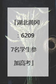 湖北黄冈：62097名学生参加高考