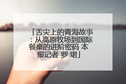 舌尖上的青海故事：从高原牧场到国际餐桌的进阶密码 本报记者 罗 珺