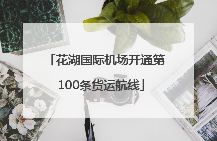 花湖国际机场开通第100条货运航线