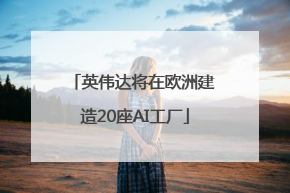 英伟达将在欧洲建造20座AI工厂