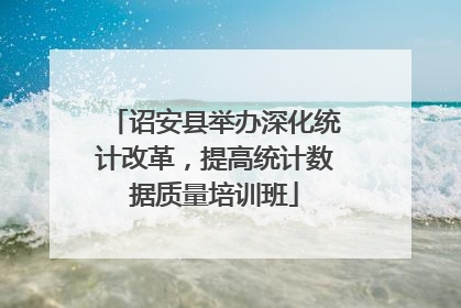 诏安县举办深化统计改革，提高统计数据质量培训班