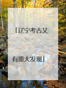 辽宁考古又有重大发现