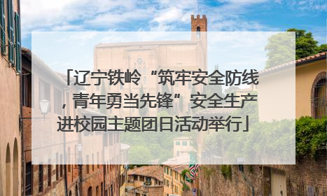 辽宁铁岭“筑牢安全防线，青年勇当先锋”安全生产进校园主题团日活动举行