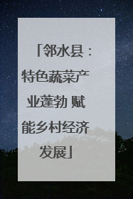 邻水县：特色蔬菜产业蓬勃 赋能乡村经济发展