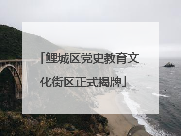 鲤城区党史教育文化街区正式揭牌