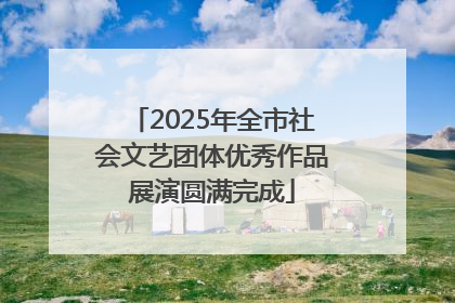 2025年全市社会文艺团体优秀作品展演圆满完成