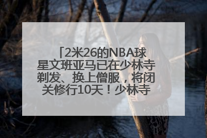 2米26的NBA球星文班亚马已在少林寺剃发、换上僧服，将闭关修行10天！少林寺回应：人在寺里